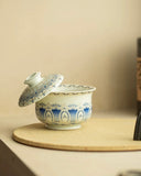 "Silver Moon" Lotus Treasure Sancai Gaiwan
