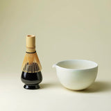 The Zen Sanctuary | Minimalist Japanese Matcha Ritual Bowl & Whisk Set