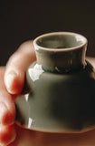 Yue Kiln Celadon Secret-Color Lotus Tea Cup Set